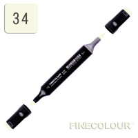 Маркер спиртовой Finecolour Brush 034 желтая мимоза YG34 (EF102-34N)