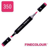Маркер спиртовой Finecolour Brush 350 малиновый R350 (EF102-350N)