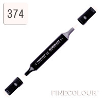 Маркер спиртовой Finecolour Brush 374 бледно-розовый R374 (EF102-374N)