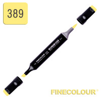 Маркер спиртовой Finecolour Brush 389 желтый кадмий Y389 (EF102-389N)