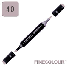 Маркер спиртовий Finecolour Brush 040 пурпурно-сірий №6 PG40 (EF102-40)
