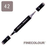 Маркер спиртовой Finecolour Brush 042 пурпурно-серый №8 PG42 (EF102-42)