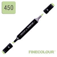 Маркер спиртовой Finecolour Brush 450 травянисто-зеленый YG450 (EF102-450N)