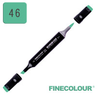Маркер спиртовой Finecolour Brush 046 зеленый попугай G46 (EF102-46)