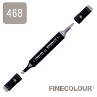 Маркер спиртовой Finecolour Brush 468 теплый серый №6 WG468 (EF102-468N)