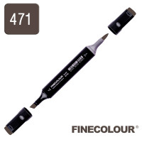 Маркер спиртовой Finecolour Brush 471 теплый серый №9 WG471 (EF102-471N)