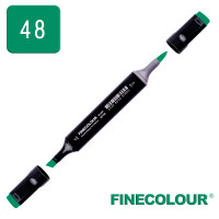 Маркер спиртовой Finecolour Brush 048 зеленый G48 (EF102-48)