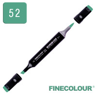 Маркер спиртовой Finecolour Brush 052 виридийский G52 (EF102-52)