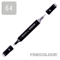 Маркер спиртовой Finecolour Brush 064 серо-зеленый №5 GG64 (EF102-64)