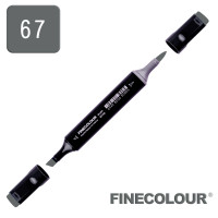 Маркер спиртовой Finecolour Brush 067 серо-зеленый №8 GG67 (EF102-67)