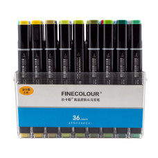Набор маркеров Finecolour Brush 36 цвета (EF102-TB36)