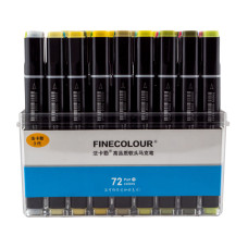 Набор маркеров Finecolour Brush 72 цвета (EF102-TB72)