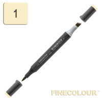 Маркер спиртовой Finecolour Brush-mini 001 лютик Y1 (EF103-1)
