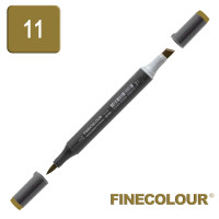 Маркер спиртовой Finecolour Brush-mini 011 глубокая охра YG11 (EF103-11)
