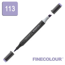 Маркер спиртовой Finecolour Brush-mini 113 сиреневый глубокий BV113 (EF103-113)