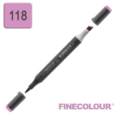 Маркер спиртовой Finecolour Brush-mini 118 лаванда V118 (EF103-118)