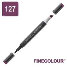 Маркер спиртовий Finecolour Brush-mini 127 баклажан V127 (EF103-127)
