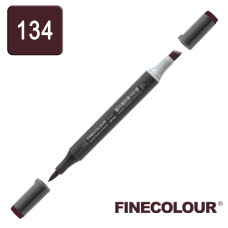 Маркер спиртовий Finecolour Brush-mini 134 темно-фіолетовий E134 (EF103-134)