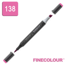 Маркер спиртовий Finecolour Brush-mini 138 фуксія RV138 (EF103-138)