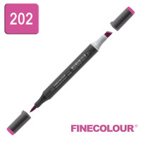 Маркер спиртовой Finecolour Brush-mini 202 ярко-розовый RV202 (EF103-202)