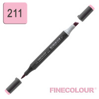 Маркер спиртовой Finecolour Brush-mini 211 нежный розовый RV211 (EF103-211)