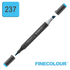 Маркер спиртовий Finecolour Brush-mini 237 блакитний цианін B237 (EF103-237)