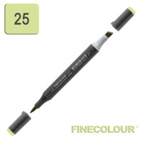 Маркер спиртовой Finecolour Brush-mini 025 летний лист YG25 (EF103-25)