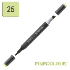 Маркер спиртовий Finecolour Brush-mini 025 літній лист YG25 (EF103-25)
