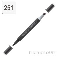 Маркер спиртовой Finecolour Brush-mini 251 серый тонер №1 TG251 (EF103-251)