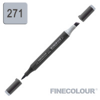 Маркер спиртовой Finecolour Brush-mini 271 резкий серый №5 CG271 (EF103-271)