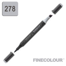 Маркер спиртовий Finecolour Brush-mini 278 нейтральний сірий №4 NG278 (EF103-278)