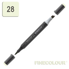Маркер спиртовий Finecolour Brush-mini 028 пресований лист YG28 (EF103-28)