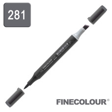 Маркер спиртовий Finecolour Brush-mini 281 нейтральний сірий №8 NG281 (EF103-281)