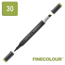 Маркер спиртовий Finecolour Brush-mini 030 оливковий YG30 (EF103-30)