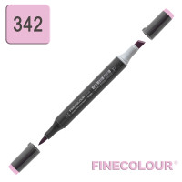 Маркер спиртовой Finecolour Brush-mini 342 мальва садовая RV342 (EF103-342)