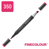 Маркер спиртовой Finecolour Brush-mini 350 малиновый R350 (EF103-350)