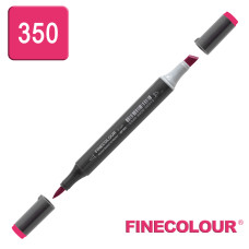 Маркер спиртовой Finecolour Brush-mini 350 малиновый R350 (EF103-350)