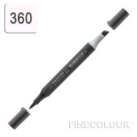 Маркер спиртовой Finecolour Brush-mini 360 розово-белый R360 (EF103-360)