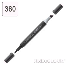 Маркер спиртовий Finecolour Brush-mini 360 рожево-білий R360 (EF103-360)