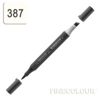 Маркер спиртовой Finecolour Brush-mini 387 бледно-желтый Y387 (EF103-387)