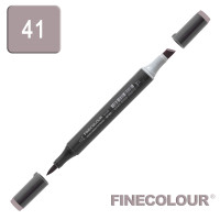 Маркер спиртовой Finecolour Brush-mini 041 пурпурно-серый №7 PG41 (EF103-41)