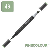 Маркер спиртовой Finecolour Brush-mini 049 омела белая YG49 (EF103-49)