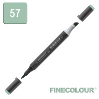 Маркер спиртовой Finecolour Brush-mini 057 серебристый зеленый G57 (EF103-57)