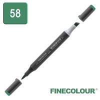 Маркер спиртовой Finecolour Brush-mini 058 зеленый Холли G58 (EF103-58)