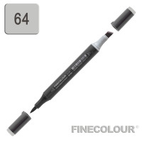 Маркер спиртовой Finecolour Brush-mini 064 серо-зеленый №5 GG64 (EF103-64)