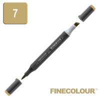 Маркер спиртовой Finecolour Brush-mini 007 темно-золотистый YG7 (EF103-7)