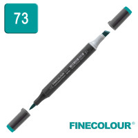 Маркер спиртовой Finecolour Brush-mini 073 морской зеленый BG73 (EF103-73)