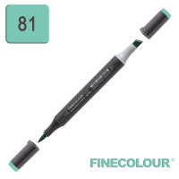 Маркер спиртовой Finecolour Brush-mini 081 малахит G81 (EF103-81)