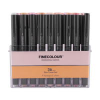Набор маркеров Finecolour Brush-mini Skin SET 36 цветов (EF103-FS36)