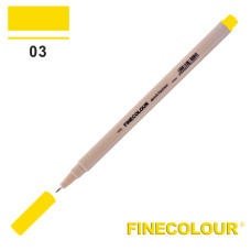 Линер на водной основе Finecolour Liner 003 насыщенный желтый (EF300-03)